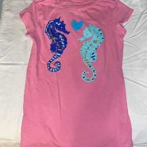 Girls Seahorse tee shirt